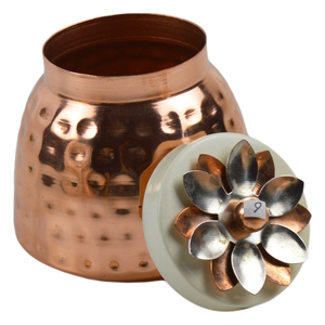 Wholesale Supplies Storage Canister Metal Design Container Jar With Lid for <b>Kitchen</b> Round Shape Modern Theme Sugar Pot - Product Image 4