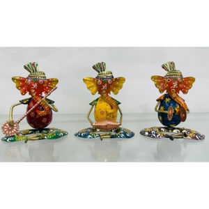 ชุดพระพิฆเนศโลหะสไตล์อาร์ตเดโค งานแฮนด์เมด สำหรับตกแต่งวันเกิดและงานแต่งงาน - Product Image 3