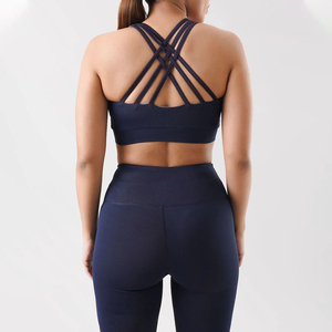 Nuevo Sujetador Deportivo Sublimado RIZNA ENTERPRISES Aero Dry Bloom Cross Back, Alta Elasticidad, Compresión, Spandex/Nylon - Product Image 2