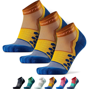 Ankle <b>Running</b> <b>Socks</b> Breathable Knitted Sport <b>Socks</b> for Women Summer Geometric Pattern Thin Fit Adult Size - Product Image 6
