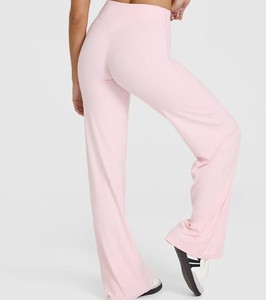 Leggings de yoga et d'entraînement décontractés pour femmes, confortables et doux, taille haute, effet ventre plat, coupe droite, 100 % coton - Product Image 6