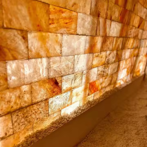 Ladrillos de Sal Rosa del Himalaya Ionizantes para Construcción de Paredes de Spa, 8x4x2, para Centros de Bienestar, Aprobados por la FDA, Venta al por Mayor - Product Image 6