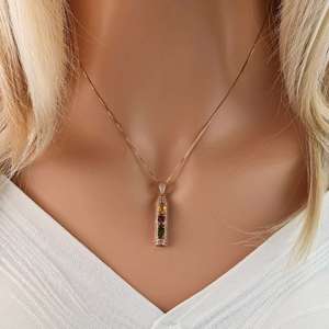 CONCEPTION Venta al por Mayor de Fábrica, Colgante Ovalado de Plata 925 Chapado en Oro Rosa de 14K para Mujer, Colgantes Finos y Dijes - Product Image 5