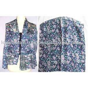 Chal Largo de Seda 100% Pura para Mujer, Bufanda con Estampado Floral de Doble Cara, Seda Genuina con Diseño Floral, Elegante para Damas - Product Image 4