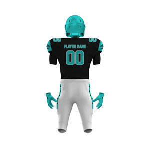 Uniformes de Fútbol Americano Personalizados al por Mayor, Conjuntos de Uniformes de Práctica y Juego de Color Sólido para Equipos, para Adultos, Uso Deportivo, Manga Corta - Product Image 6