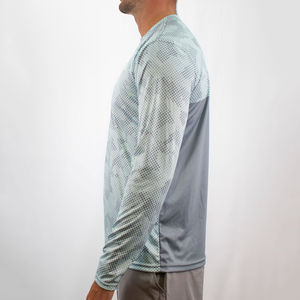 Camiseta de Pesca Unisex de Manga Larga, Cómoda, Hecha a Medida, Talla Grande, Impermeable, de Secado Rápido, UPF 50, Sublimada, de Tela Gruesa, con Cuello Redondo - Product Image 6