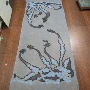 ผ้าพันคอพรีเมียมลายวาดมือ เนื้อนุ่ม อุ่นสบาย น้ำหนักเบา ยืดได้สี่ทิศทาง ดีไซน์ทันสมัยสำหรับผู้หญิง เหมาะสำหรับทุกฤดูกาล - Product Image 5