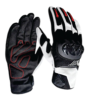 Guantes de Motociclismo Unisex para Exteriores, Cinco Dedos, Poliéster, Nailon, Térmicos/Aislantes, Impermeables, Transpirables, de Seguridad
