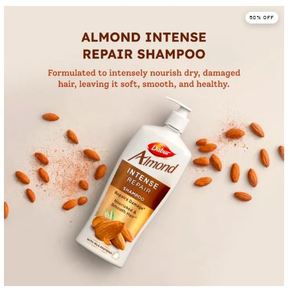 Champú Dabur Almond Intense Repair 1L Champú Nutritivo Para Cabello Dañado - Product Image 3