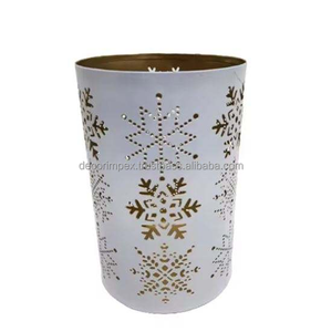 Portavelas votivo de Metal pulido dorado de diseño clásico elegante al por mayor, votivos acabados modernos para Decoración de mesa de boda - Product Image 4