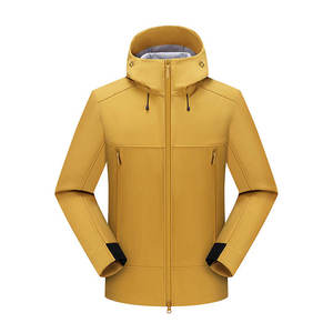 Chaqueta de rendimiento OEM de 300 g/m² de poliéster softshell, chaqueta utilitaria con logotipo personalizado para minoristas estadounidenses de artículos para exteriores. - Product Image 2
