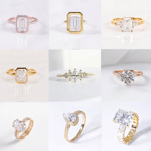 Anillo de Diamante Cultivado en Laboratorio con Corte Esmeralda, Color D, Oro Sólido de 14K/18K, Clásico, Certificado IGI/GIA, Joyería de Compromiso y Boda para Mujer - Product Image 3