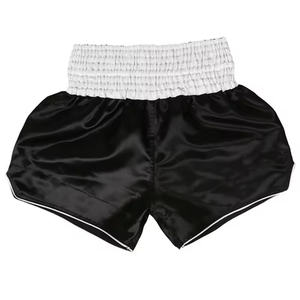 Customized 100% Silk/100% Polyester 220g Breathable Garment-Dyed Casual MMA Shorts for Men Embroidery Custom Colors Patterns - Product Image 2