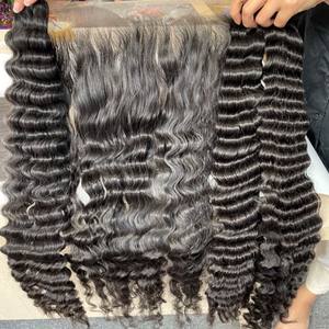 Vietnam fabricant professionnel vierge Remy chinois Extensions de cheveux haute qualité corps vague Machine Double trame divers - Product Image 4
