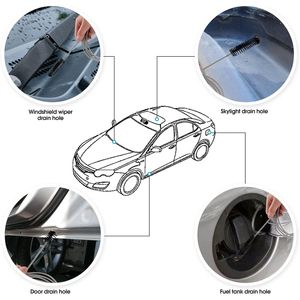 67-Inch Extra-Thick Dual Bristle Heads Stronger Spring <b>Drain</b> <b>Brush</b> Curved Pipe Tool for Flexible Pipe Cleaning - Product Image 4