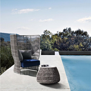 ROSF-025 AD Furniture Corp Modern Poly <b>Rattan</b> Rope Garden Outdoor <b>Sofa</b> Set Villa Hotel Park Apartment Bedroom Dining Living Room - Product Image 3