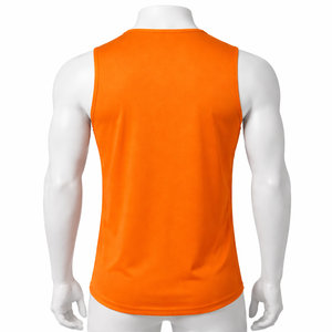 Débardeur de sport pour homme à séchage rapide, anti-boulochage, anti-rétrécissement, en polyester et élasthanne, sans manches, respirant, pour la course et le fitness - Product Image 2