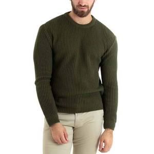 New Fashion Casual Long Sleeve Jacquard Knitted Oversized Pullover Unisex Sweater Knit Men's Winter High Quality OEM Service - Product Image 1