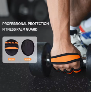 Professional Manufacturer Heavy Duty Leather Hand Grips Gymnastics Palm Protector Hand Grip Weightlifting Workout Grip Pad - Product Image 5