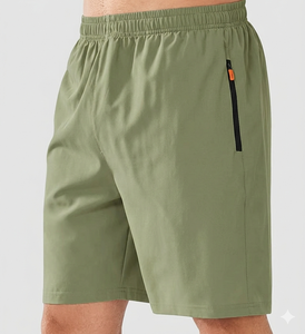 2026 High Quality Men's <b>Shorts</b> with pockets Front Canvas Fabric Quick Dry Breathable Drawstring Closure Custom Casual Summer - Product Image 6