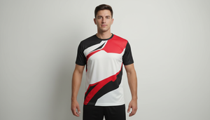 เสื้อฟุตบอลมืออาชีพสำหรับผู้ชาย ชุดฟุตบอลสั่งทำพิเศษ ระบายอากาศได้ดี แห้งเร็ว ผลิตจากโพลีเอสเตอร์ ชุดกีฬาสำหรับฝึกซ้อม รับผลิตแบบ OEM จำนวนมาก - Product Image 5