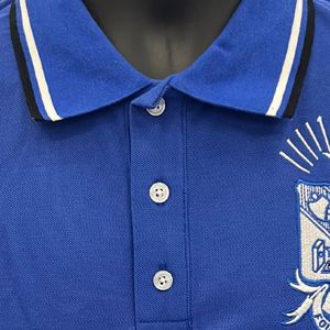 Phi Beta Sigma Premium Embossed <b>Polo</b> <b>Shirt</b> for Men Comfortable Fit High Quality Greek <b>Fraternity</b> Apparel Casual Wear - Product Image 5