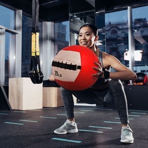 ชุดลูกบอลยาติดผนังลูกบอลน้ำหนักเบาสำหรับการฝึกกล้ามเนื้อและออกกำลังกายที่บ้านยิมอุปกรณ์ออกกำลังกาย - Product Image 4