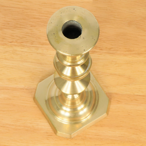 Heavy Solid <b>Brass</b> <b>Candlestick</b> Candle Holder Vintage <b>Antique</b> <b>Brass</b> Taper Candle Stand Decorative Tabletop Home Decor - Product Image 4