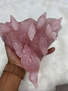 Patos Mandarín de Cuarzo Rosa, Familia de Cristales Naturales Tallados, Amor, Relación, Pareja, Sanación, Equilibrio del Chakra del Corazón, Boda - Product Image 4