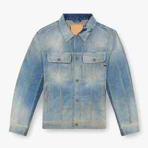 Chaquetas Bomber Casuales, Cortavientos de Moda Urbana para Hombre, Chaquetas Vaqueras de Mezclilla Sólida, Chaquetas Vaqueras de Algodón Estilo Cowboy para Hombre - Product Image 6