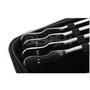 Juego de 8 sondas uretrales Van Buren de acero inoxidable, curvadas en forma de J, instrumentos ortopédicos, certificados CE, reutilizables, manuales - Product Image 6