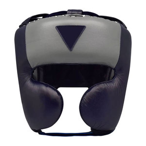 Adjustable Winter Boxing Head Guard with PU Leather & Breathable <b>Mesh</b> Safety & Impact Resistant Design Customizable - Product Image 1