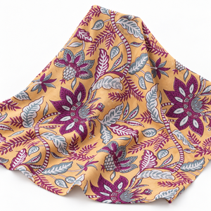 Tela de Voile de Algodón con Estampado Floral Rosa a Rayas, Tejido Ligero y Transpirable con Hilo Peinado, 60x60, 90 GSM, Unisex, 43/44" - Product Image 6
