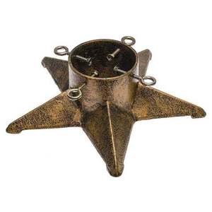 <b>Star</b> Shape Antique Color Casting Metal Christmas <b>Tree</b> Stand Latest Design Modern <b>Tree</b> Stand <b>for</b> Christmas <b>Tree</b> Support - Product Image 1