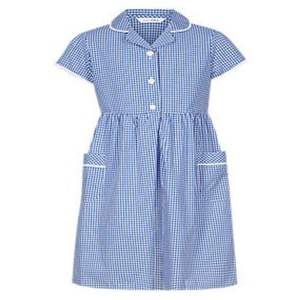 Uniformes Escolares de Algodón Duradero Personalizados, Vestido de Diseño para Niñas, Falda sin Mangas, Logotipo Personalizado, Talla Personalizada, Todas las Temporadas - Product Image 6