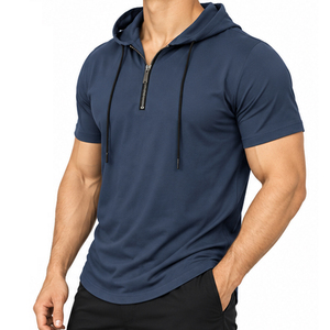 High Performance <b>Short</b> <b>Sleeve</b> Hoodies Custom OEM ODM Cotton <b>Hoodie</b> Manufacturer Bulk Wholesale Fashion Supplier Custom Hoodies - Product Image 2