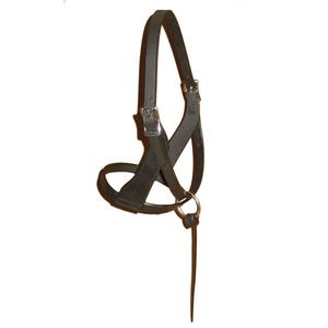 Cabestro de entrenamiento para caballos de cuero genuino con correa de control ajustable y duradera, equipo de entrenamiento ecuestre de alta resistencia - Product Image 5