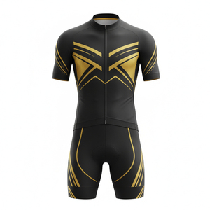 High Elasticity Women Cycling Uniform OEM Custom Printed Mountain Bike Jersey Shockproof <b>Padded</b> Road Bicycle Clothing - Product Image 1