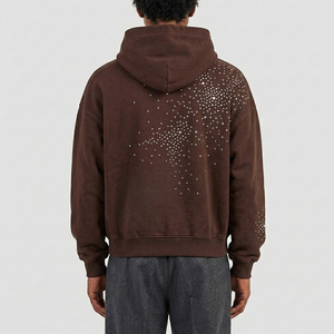 เสื้อฮู้ดดี้แฟชั่นสตรีทแวร์แบบใหม่ ดีไซน์ประดับเพชรเต็มตัว ระบายอากาศได้ดี สั่งทำได้ตามต้องการ มีจำหน่ายแล้ว - Product Image 2
