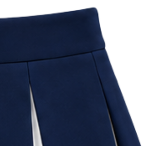 Jupe plissée bleu marine et or blanc pour femme, taille haute, pour cheerleading, performance sportive, danse, uniforme d'équipe - Product Image 3