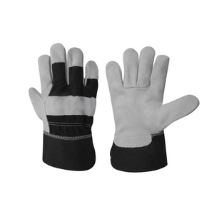Gants de travail en cuir de vachette, gants de sécurité, tissu de haute qualité, légers, respirants, à lacets, gants de boxe à doigts entiers - Product Image 1