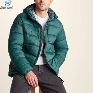 <b>Men's</b> Hooded Puffer <b>Jacket</b> <b>Lightweight</b> Quilted Winter Coat Warm Insulated Full Zip Outdoor Casual <b>Jacket</b> Custom OEM Manufacturer - Product Image 3