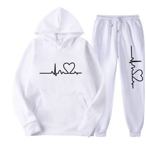 Ensemble de survêtements pour hommes 2026 personnalisés de haute qualité – Sweat à capuche et pull de couleur unie – Prix de gros - Product Image 3