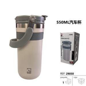 Mug de voiture en acier inoxydable 550 ml, thermos portable, gobelet de voyage - Product Image 2