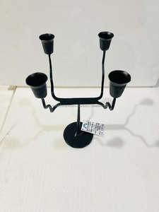 Bougeoir forgé à la main, support en fer 3 tailles pour cuisine restaurant, bougeoirs décoratifs en métal pour la maison et les cadeaux - Product Image 6