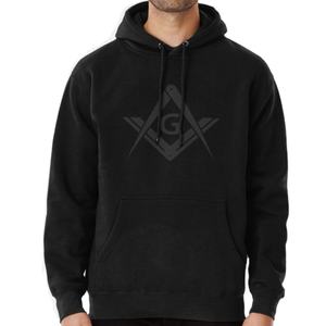 Customized Masonic 3D Printed Winter Men's Polyester <b>Fleece</b> Breathable Pullover Hooded <b>Sweatshirt</b> - Product Image 3