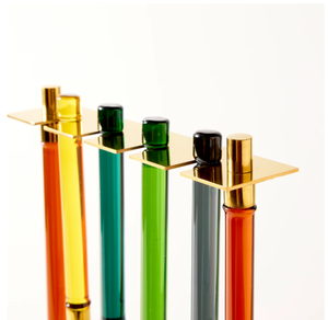 Luxury Cocktail Bar Tool Set With Colored Handles Gold Finish <b>Drink</b> Mixing Accessories Barware <b>Stand</b> - Product Image 3