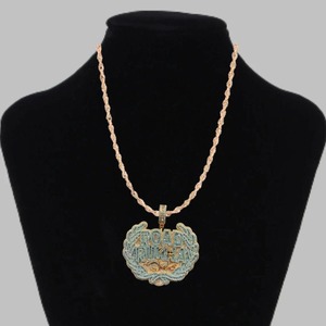 จี้เพชรทรงการ์ตูนทองคำแท้ 14K หรูหรา พร้อมสร้อยคอ เพชรเจียระไนแบบบริลเลียนท์ เพชรเลี้ยงในห้องปฏิบัติการ รับรองโดย GIA สีขาวคลาสสิก สีโรสโกลด์ สำหรับทั้งชายและหญิง - Product Image 5