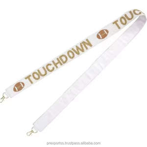 Correa de Hombro/Bandolera Ajustable de Algodón con Cuentas Hechas a Mano, de Lujo, Tamaño Personalizado, Estilo Vintage, para Eventos Deportivos, Moda Universitaria - Product Image 5