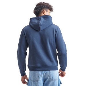 Venta al por mayor OEM Vintage invierno sólido polar pulóver con capucha gimnasio ajuste ecológico ligero ropa deportiva - Product Image 4